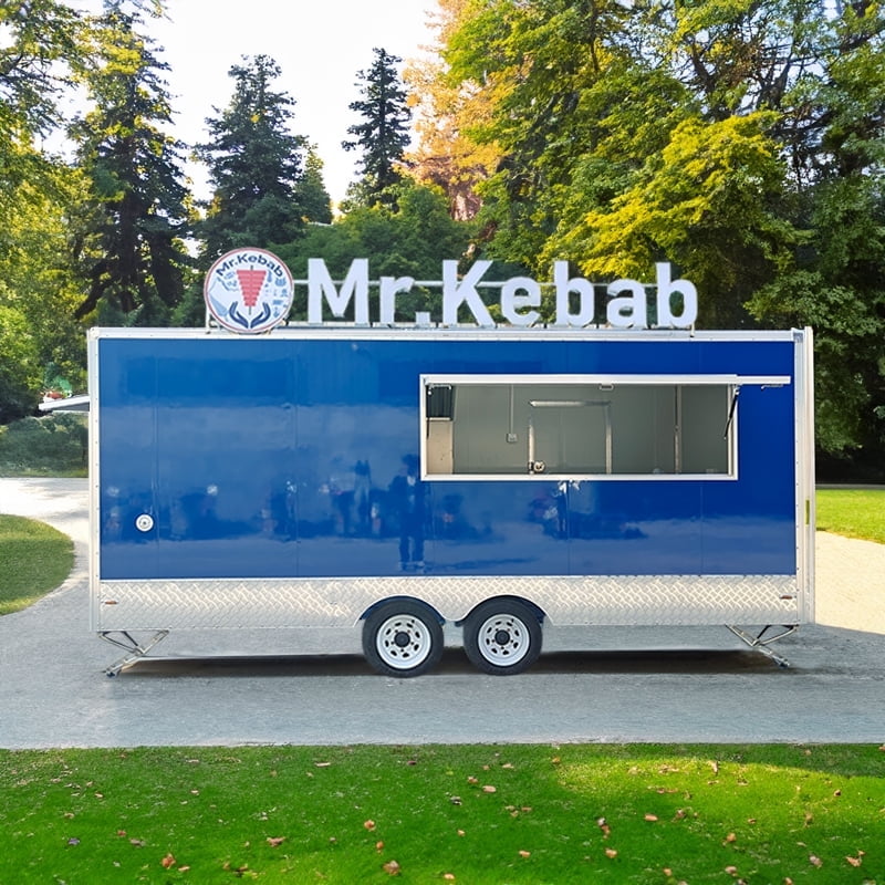 BELYOO Stainless Steel Mobile Food Service Cart | Commercial Catering Equipment for Food Preparation and Outdoor Events