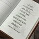 thumbnail image 4 of Dad, I Want to Hear Your Stories Notebook, Leather Bound Hardcover, Black Gold Foil Lettering, Guidance Journal for Father, Sharing His Life and His L, 4 of 4