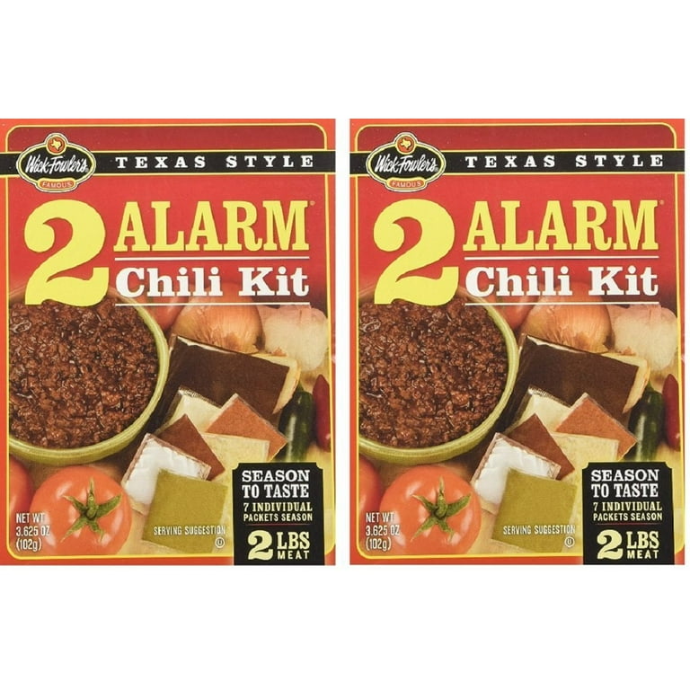 Two alarm top chili kit