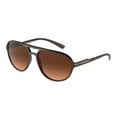 thumbnail image 5 of Dolce & Gabbana DG 6150 Plastic Unisex Aviator Sunglasses Transparent Tobacco 60mm Adult, 5 of 6