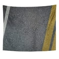 thumbnail image 1 of UFAEZU Tar Black Bitumen Asphalt Road Lines Gray Dirty Wall Art Hanging Tapestry Home Decor for Living Room Bedroom Dorm 51x60 inch, 1 of 1
