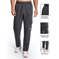 thumbnail image 2 of Reebok Men's & Big Men's Game Day Fleece Cargo Sweatpants, Sizes XS-5XL, 2 of 8