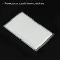 thumbnail image 3 of Uxcell Short Opening Protector ID Card Holder Soft Credit Card Sleeves, White 100 Pack, 3 of 5