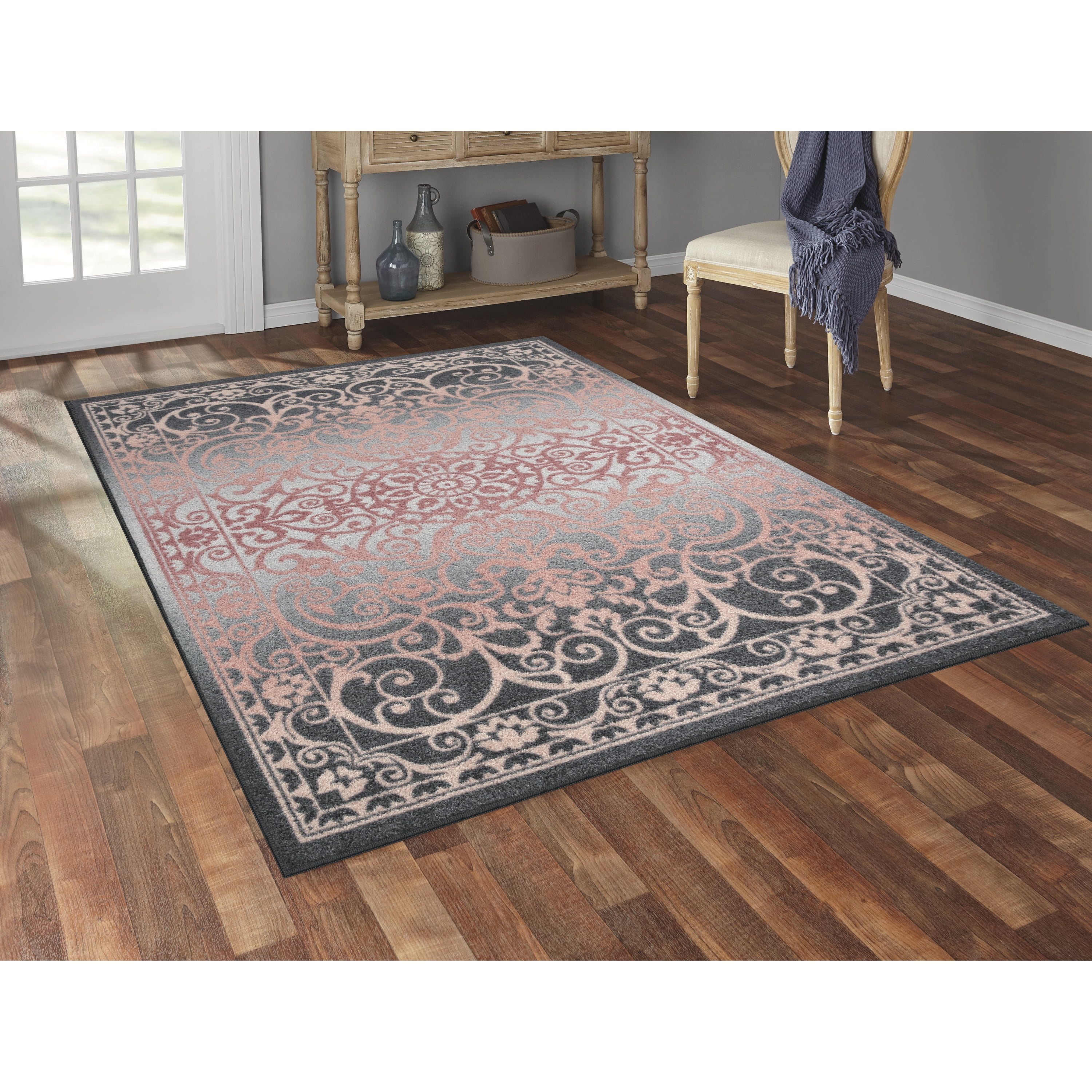 Mainstays India Medallion Textured Print Area Rug And Runner Mainstays India Medallion Textured Print Area Rug And Runner Collection Multiple Sizes Colors Com