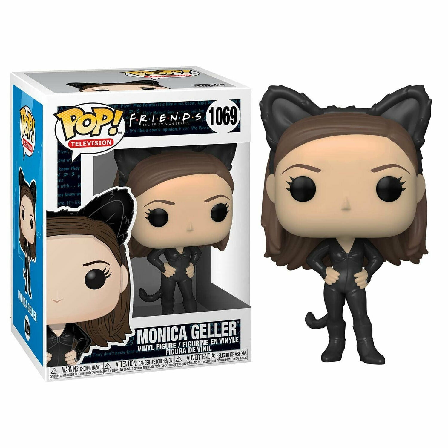 Funko Friends POP! TV Monica as Catwoman Vinyl Figure #1069 Boys and girls  birthday gift collectible ornamen（+Plastic protective shell） - Walmart.com