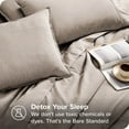 thumbnail image 4 of Bare Home 7-Piece Heathered Bed in a Bag, Queen, Heathered Taupe, 4 of 5