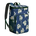 thumbnail image 1 of Retro Daisy Graphic Cooler Backpack - High-Capacity 20L Insulated Picnic Backpack with Multiple Pockets for Organization, 1 of 5