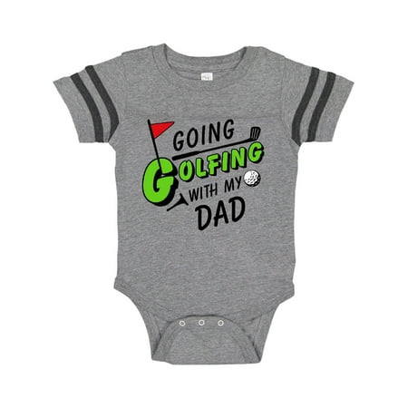 

Inktastic Going Golfing with my Dad- kids golf Gift Baby Boy or Baby Girl Bodysuit