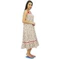 thumbnail image 3 of Bimba Robe de Nuit Mi-Mollet en Coton Sans Manches pour Allaitement, 3 of 9
