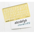 thumbnail image 5 of Traceease Lettering Template Drafting Tools Alphabet Lettering Stencils,English Upper & Lower Case, 5 of 6