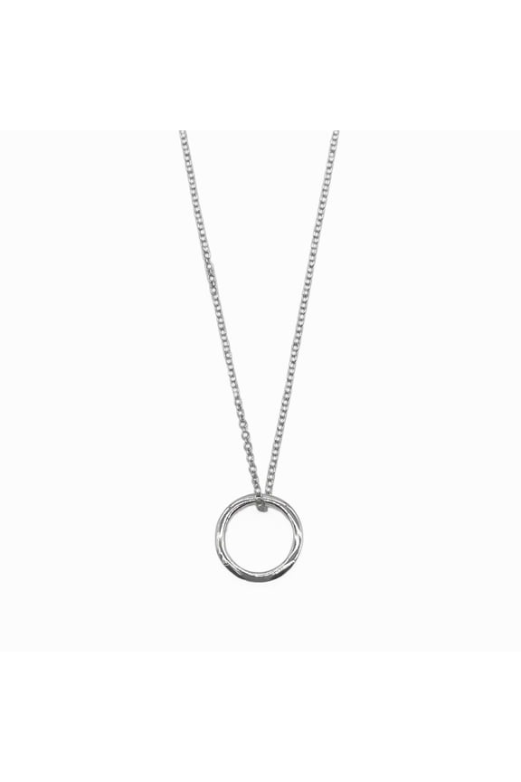Pre-Owned TIFFANY & Co. Atlas Open Ring Necklace Pendant, SV925 Silver, Women's