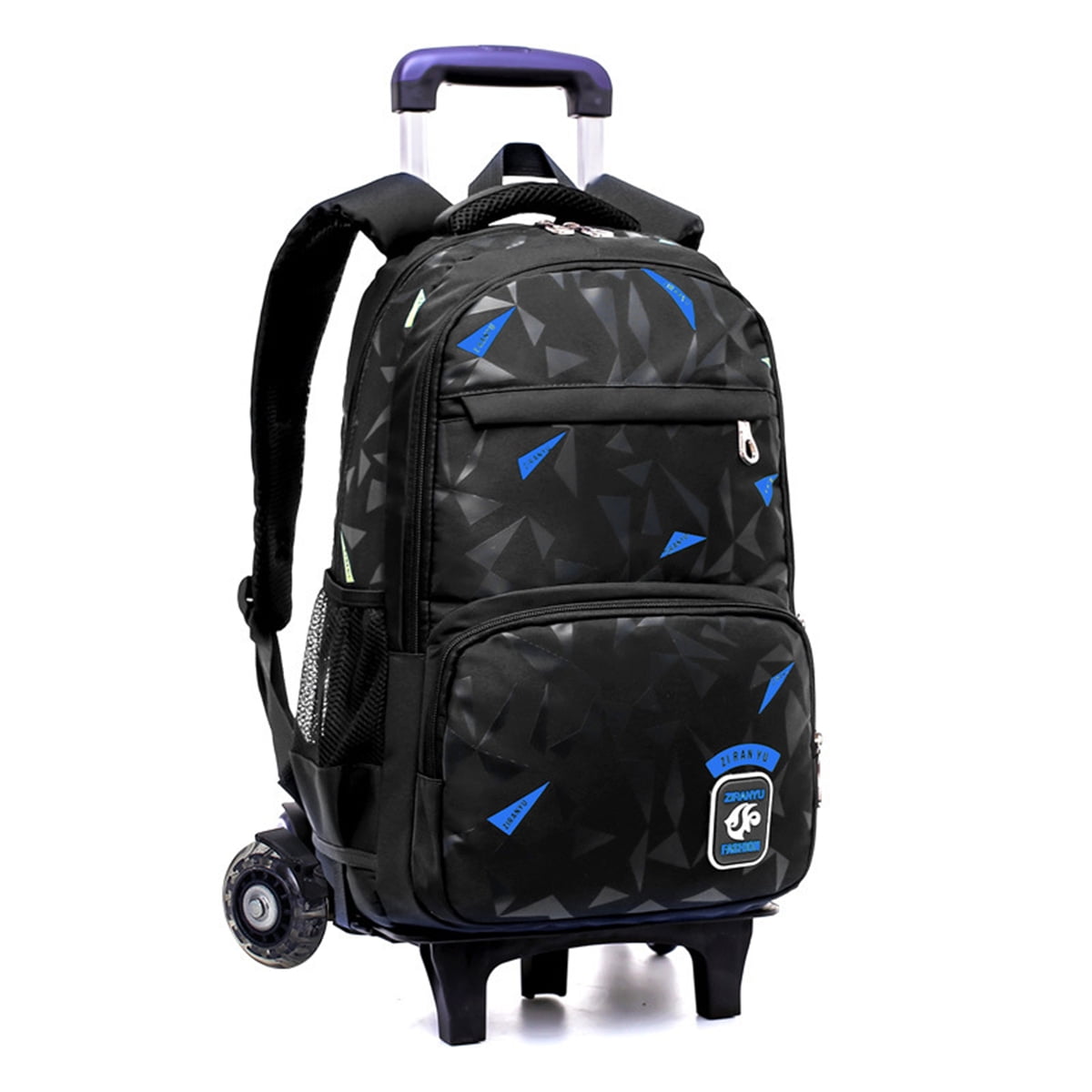 6 Wheel Rolling Backpack On Wheels High-Capacity Trolley Student School Bag  Backpacks for Students Climbing Stairs