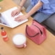thumbnail image 5 of Bolsa de almuerzo aislada para mujer | Bolsa hielera compacta y reutilizable | Forro de aluminio | Ligero, estilo moderno | Cubo de almuerzo para oficina, picnic, viajes | 9.05x5.90x6.29 pulgadas, 5 of 5