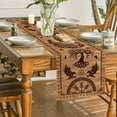 thumbnail image 4 of SM-XLHN Black Viking Tree of Life Raven Helmet of Awe Table Runner, Seasonal Kitchen Dining Table Decoration for Home Party Decor 13x72 Inch, 4 of 6