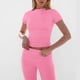 thumbnail image 4 of Traje de pantalón ancho y camisa deportiva elegante de color liso para mujer: conjunto informal y formal con tejido cómodo, tallas reales: tallas S-XXL, 4 of 8