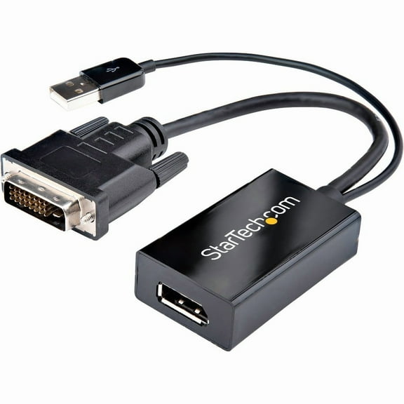 StarTech DVI to DisplayPort Adapter with USB Power