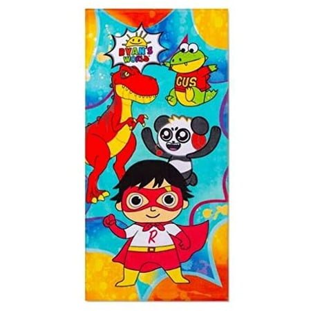 Ryan's World ~ Cotton 28" x 58" Beach Towel