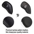 thumbnail image 4 of Juego de fundas para cabezas de hierro de golf Craftsman Golf, piel sintética, 4 of 7