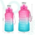 thumbnail image 3 of Venture Pal 1 Gallon/128oz Motivational Water Bottle with Straw and Times, 3 of 7