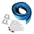 thumbnail image 3 of 5M 8T Vehicle Relief Tow Rope FluorescentTow Strap Towing Rope with Hook and Gloves, 3 of 8