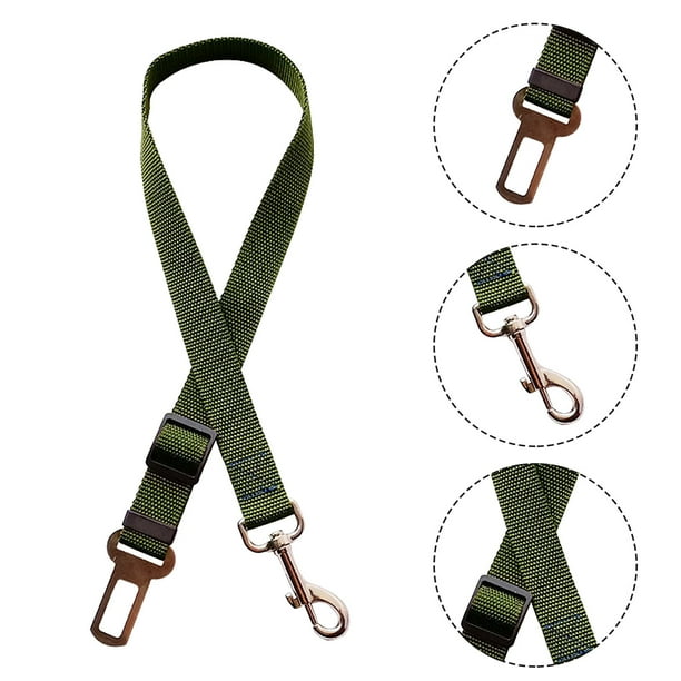 Cinturón de seguridad ajustable para perros en el coche | Arnés de seguridad para mascotas pequeñas y medianas | Correa retráctil | 8 colores | Sujeción ligera para viajes