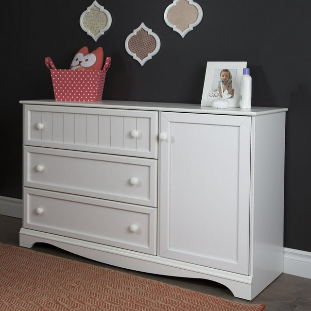 South Shore Savannah 3-Drawer Dresser with Door