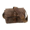 thumbnail image 2 of Bunblic Camera Bag Protection with Shoulder Strap Convenient Travel DSLR Camera Case Coffee, 2 of 8