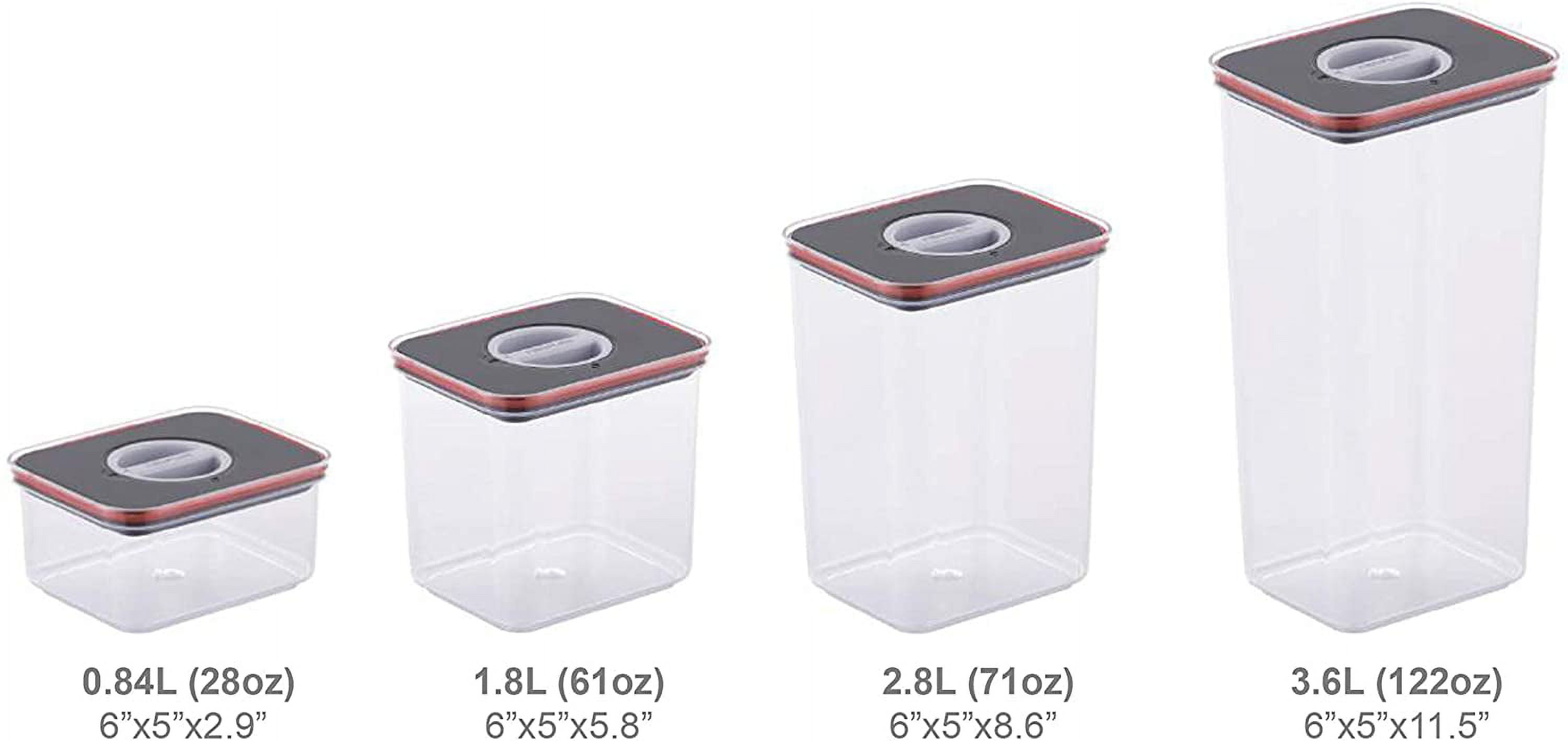 Neoflam Smart Seal Food Storage Containers, 5Pc