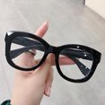 thumbnail image 2 of Fashion Square Spring Temples Women Glasses Frame Clear Anti-Blu-Ray Eyewear Retro Men Optical Frame Reading Glasses, 2 of 4