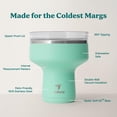 thumbnail image 4 of Vaso térmico para cócteles REDUCE Saltini 470 ml con tapa aislante, 4 of 8