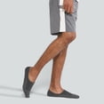 thumbnail image 2 of WANDER No Show Socks Mens 7 Pairs Cotton Thin Non Slip Low Cut Mens Invisible Casual Socks (7dark grey, Size 9-12), 2 of 7