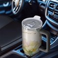 thumbnail image 6 of Modern 40oz Tumbler– Stainless Steel Insulated Tumbler with Handle and Straw, Large Capacity Travel Cup for Hot & Cold Drinks, 6 of 7