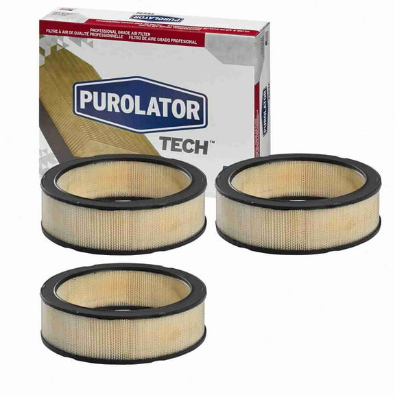 3 pc Purolator TECH TA50091 Air Filters for 2-326 201 2098 22098 222-4564 23-3098-6 2775215 3098 32098 326 348 393 42098 42098MP 46065 6065 62098 648235 6484235 6487958 65012 70000-14674 70000-16674