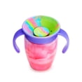 thumbnail image 3 of Munchkin® Miracle® 360° Spoutless Tie Dye Trainer Cup, 7 oz, Pink, Unisex, 3 of 4