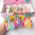 thumbnail image 4 of Dpityserensio Squishy Malt Syrup Goldfish Squishyes Toy Glitter Slow Rising Stress Relief Toy Random Color, 4 of 9