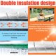 thumbnail image 5 of Tutuviw - 2 rollos de cinta aislante de espuma autoadhesiva para tuberías, 5 cm de ancho x 4,9 m, para exteriores e interiores, ideal para climas gélidos., 5 of 7