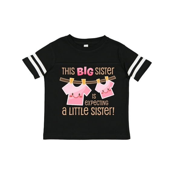 Inktastic This Big Sister is Expecting a Little Sister Girls Toddler T-Shirt
