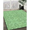 thumbnail image 2 of Ahgly Company Indoor Rectangle Patterned Green Snake Green Area Rugs, 7' x 10', 2 of 6