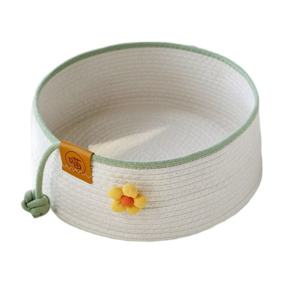 Cama de gato algodón de algodón lindo nido de gatito de estilo para conejos de gato de interior pequeñas mascotas 35 cm x 14 cm