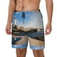 thumbnail image 1 of Balery Lighthouse Bañador para hombre, shorts de playa de secado rápido con entrepierna y forro de compresión-Small, 1 of 6