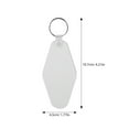 thumbnail image 2 of OFFIGAM DIY Sublimation Blank Keychains White Wood for Creative Handicrafts 8Pcs, 2 of 7