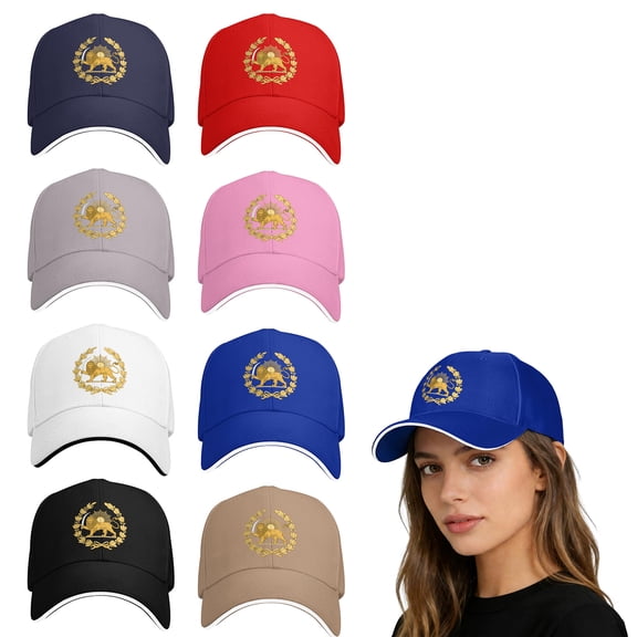 Lispipm Women Men Baseball Cap Adjustable Size Running Workouts Sun Hat Outdoor Activities Trucker Hats for All Season Black