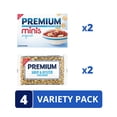 thumbnail image 4 of Premium Saltine Crackers Variety Pack, Mini and Oyster Crackers, Lunch Snacks, Bulk Snacks, 4 Packs, 4 of 15