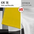 thumbnail image 4 of Yellow Kitchen Curtains Black Grey Window Curtains Valance and Tier Set 36 Inch, White Modern Rod Pocket Short Tier Curtain for Bathroom, Abstract Art Small Cafe Curtains for Decor, 4 of 5