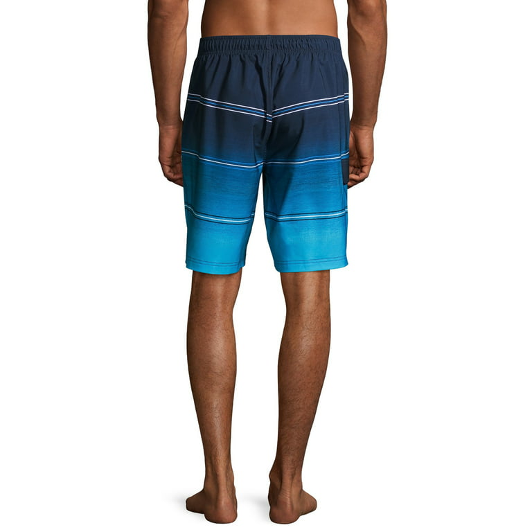 George Men's and Big Men's 9 Gradient Board Shorts, up to Size 3XL 