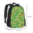 thumbnail image 2 of Balery St Patrick's Day6 Backpack for Men and Women - Durable 600D Oxford Cloth -Large Capacity, Water-Resistant School, Travel, and Hiking Bag, 2 of 7
