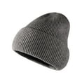 thumbnail image 2 of Dyfzdhu Women Fashion Casual Woolen Hat Solid Warm Outdoor Knitted Brown, 2 of 2
