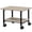 Greige and Black, variant on VASAGLE Industrial Under Desk Printer Stand 2-Tier Mobile Machine Cart with Shelf Heavy Duty Storage Rack for Office and Home Black
