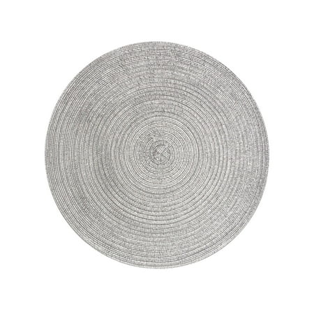 

Antiskid Heat Insulation Mats Nnitting Circle Table Placemat Dinner Kitchen Pad Dinner Plate Mat Blibunala
