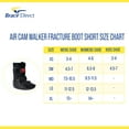 thumbnail image 3 of Brace Direct Air Cam Walker Fracture Boot Short – Premium Pneumatic Walking Boot For Foot And Ankle Recovery, 3 of 7